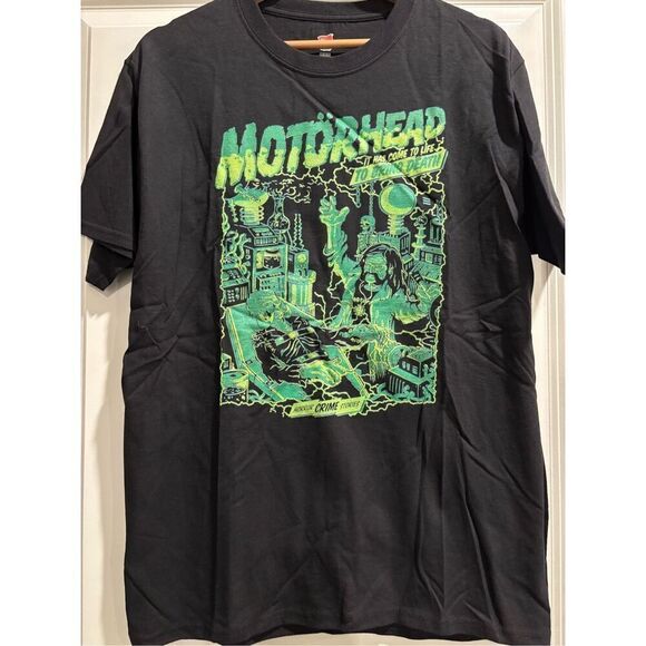Motorhead Horror Crime Stories T-shirt size Medium - Picture 1 of 2